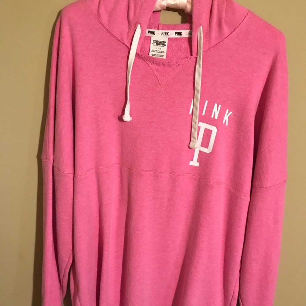 PINK pullover shoulder tunic